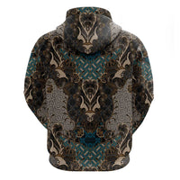 Madiba Nelson Mandela Hoodie Indonesia Batik Black - Wonder Print Shop
