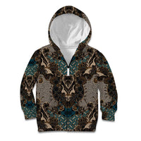Madiba Nelson Mandela Kid Hoodie Indonesia Batik Black - Wonder Print Shop