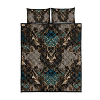 Madiba Nelson Mandela Quilt Bed Set Indonesia Batik Black - Wonder Print Shop