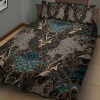 Madiba Nelson Mandela Quilt Bed Set Indonesia Batik Black - Wonder Print Shop