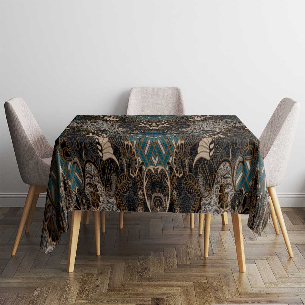 Madiba Nelson Mandela Tablecloth Indonesia Batik Black - Wonder Print Shop