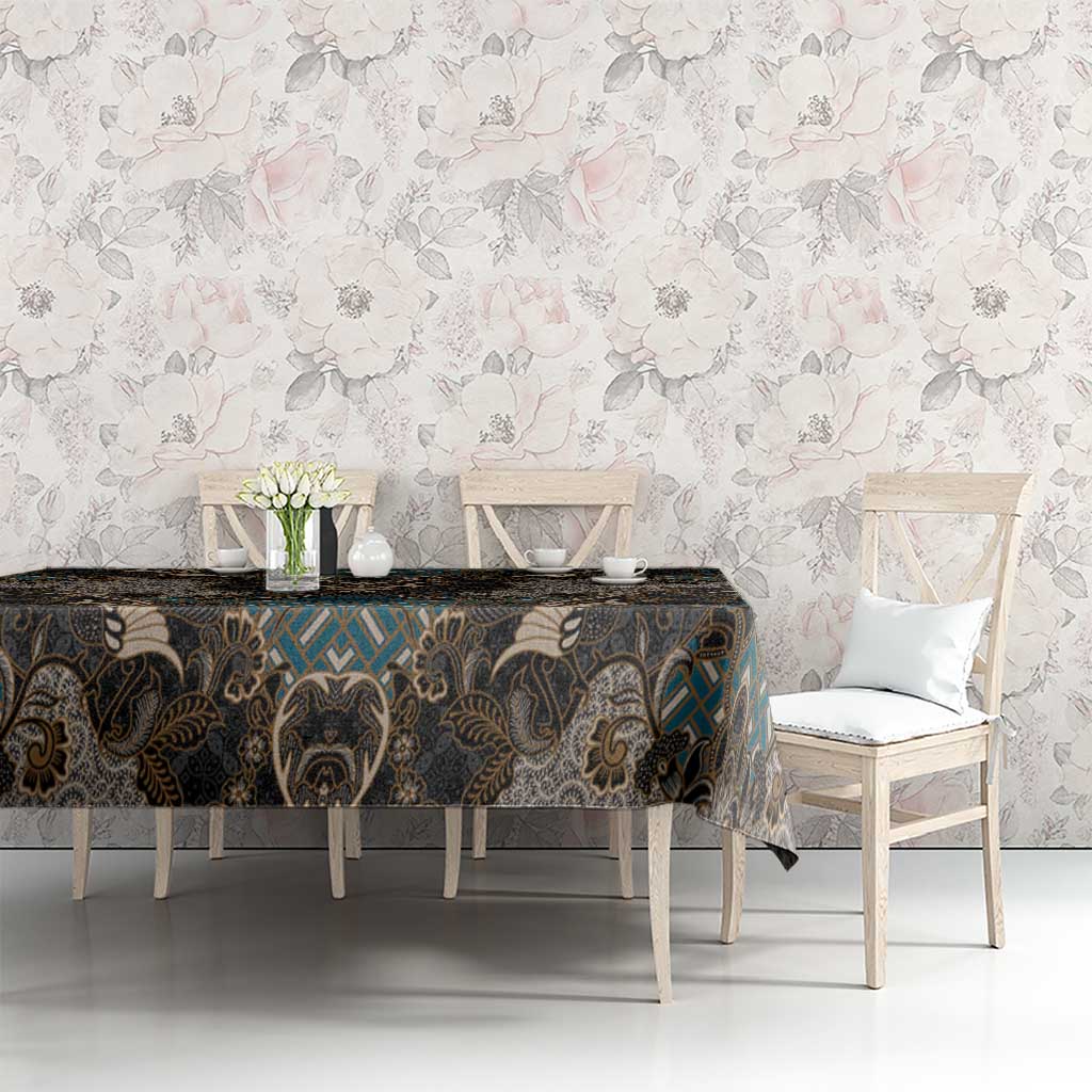 Madiba Nelson Mandela Tablecloth Indonesia Batik Black - Wonder Print Shop