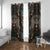 Madiba Nelson Mandela Window Curtain Indonesia Batik Black - Wonder Print Shop