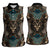 Madiba Nelson Mandela Women Sleeveless Polo Shirt Indonesia Batik Black - Wonder Print Shop