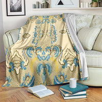 Madiba Nelson Mandela Blanket Indonesia Batik Yellow Bule - Wonder Print Shop