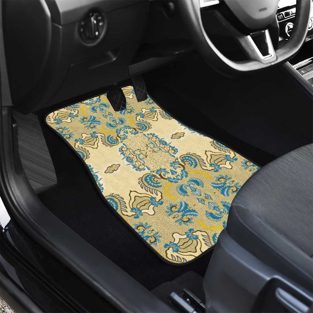 Madiba Nelson Mandela Car Mats Indonesia Batik Yellow Bule - Wonder Print Shop