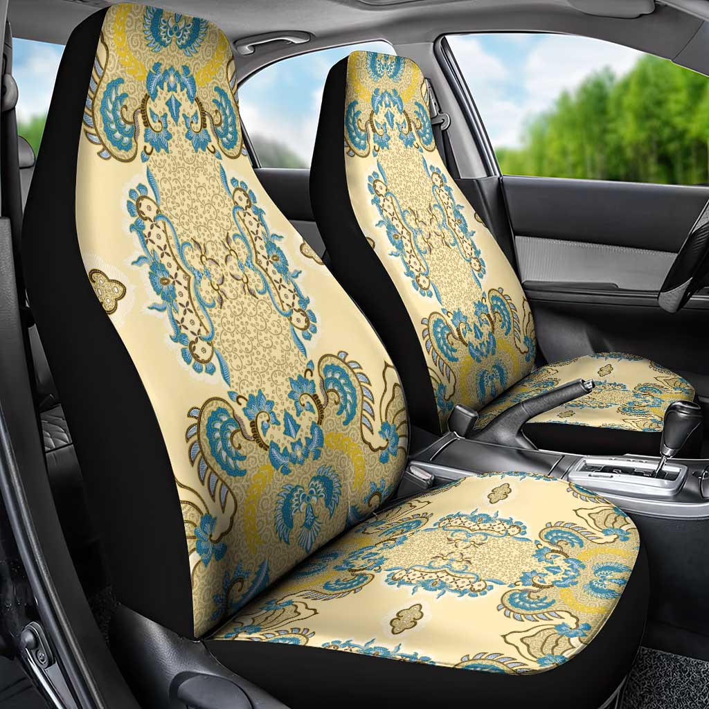 Madiba Nelson Mandela Car Seat Cover Indonesia Batik Yellow Bule - Wonder Print Shop