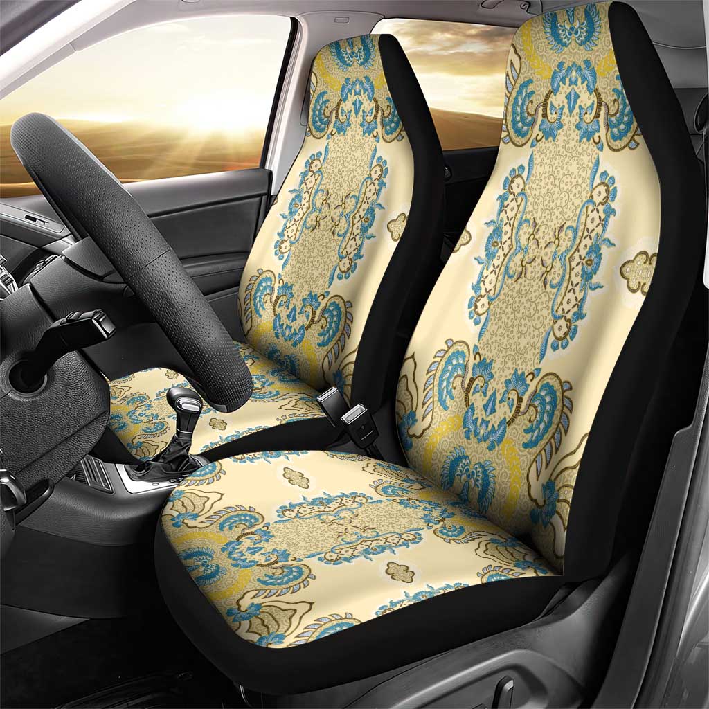 Madiba Nelson Mandela Car Seat Cover Indonesia Batik Yellow Bule - Wonder Print Shop