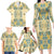 Madiba Nelson Mandela Family Matching Long Sleeve Bodycon Dress and Hawaiian Shirt Indonesia Batik Yellow Bule - Wonder Print Shop