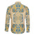 Madiba Nelson Mandela Family Matching Long Sleeve Bodycon Dress and Hawaiian Shirt Indonesia Batik Yellow Bule - Wonder Print Shop