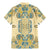 Madiba Nelson Mandela Family Matching Mermaid Dress and Hawaiian Shirt Indonesia Batik Yellow Bule - Wonder Print Shop