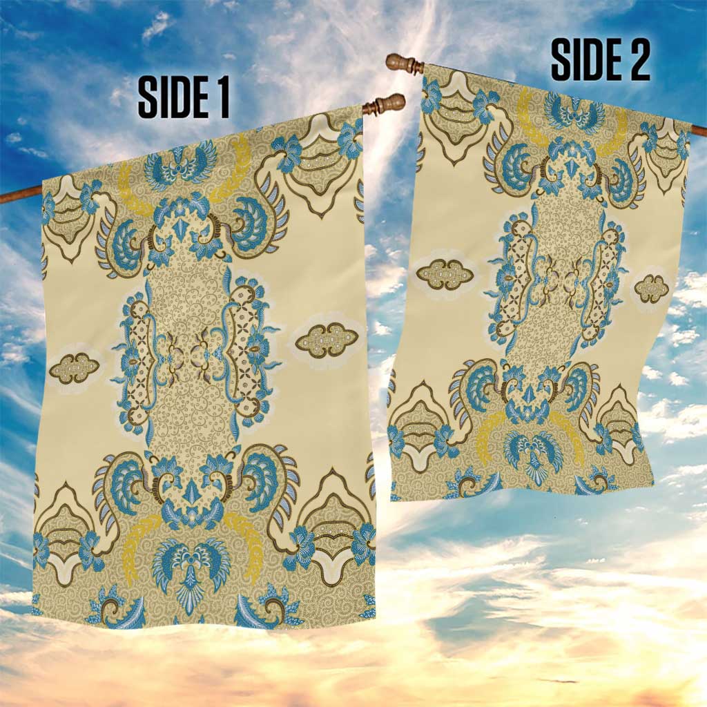 Madiba Nelson Mandela Garden Flag Indonesia Batik Yellow Bule - Wonder Print Shop