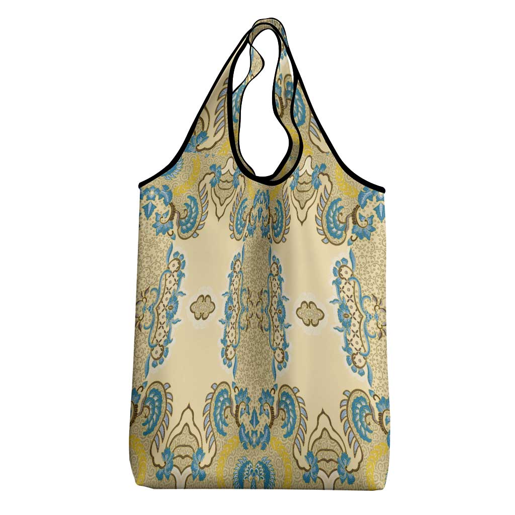 Madiba Nelson Mandela Grocery Bag Indonesia Batik Yellow Bule - Wonder Print Shop