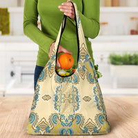 Madiba Nelson Mandela Grocery Bag Indonesia Batik Yellow Bule - Wonder Print Shop