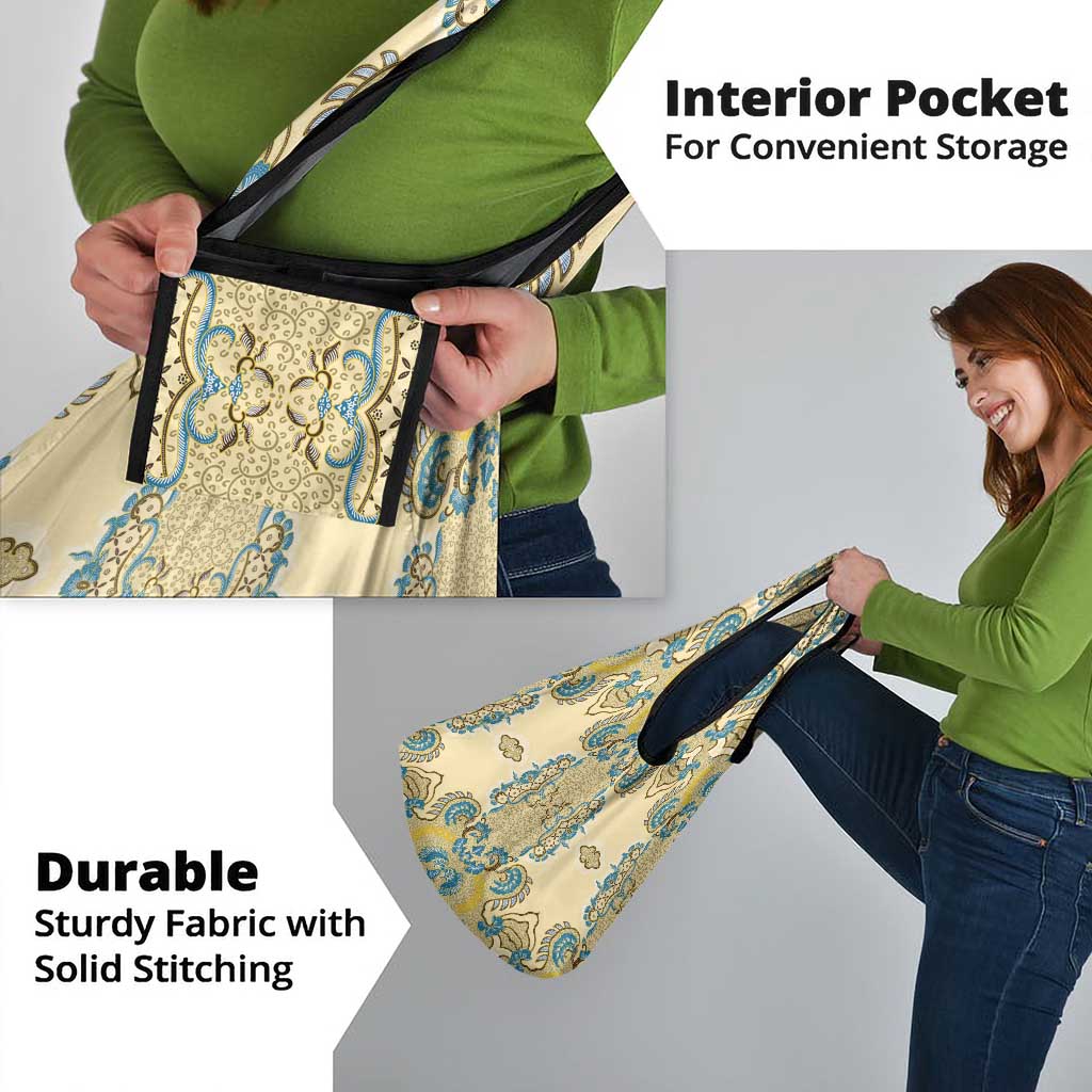 Madiba Nelson Mandela Grocery Bag Indonesia Batik Yellow Bule - Wonder Print Shop