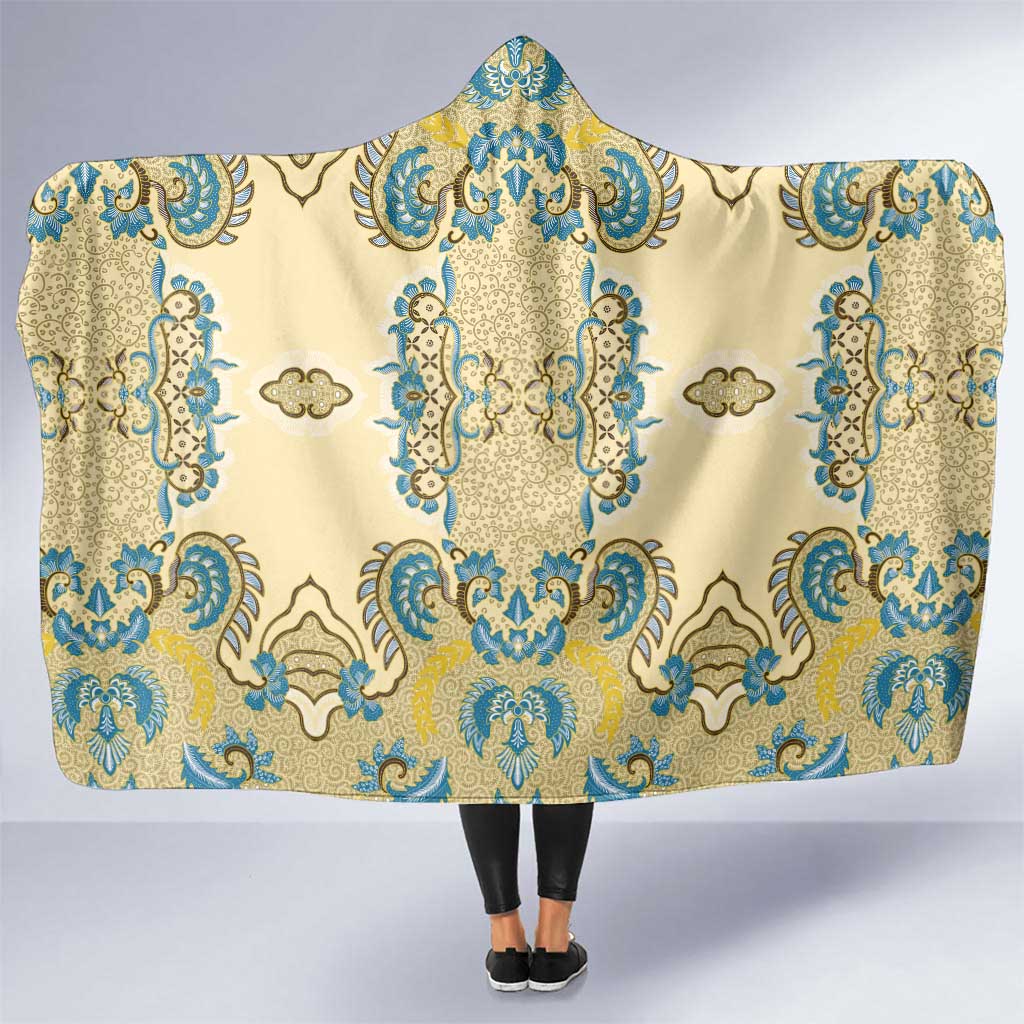 Madiba Nelson Mandela Hooded Blanket Indonesia Batik Yellow Bule - Wonder Print Shop