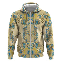 Madiba Nelson Mandela Hoodie Indonesia Batik Yellow Bule - Wonder Print Shop