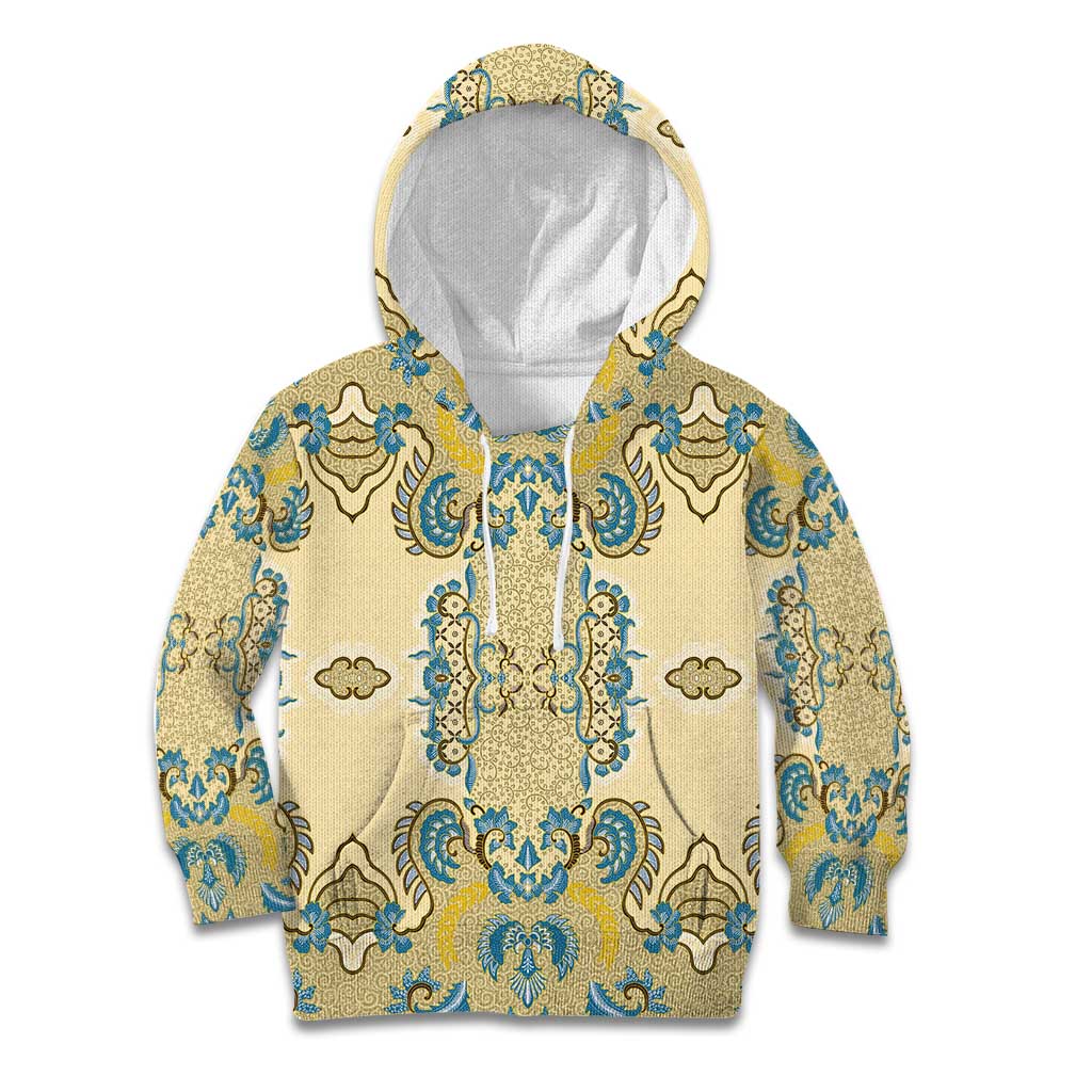 Madiba Nelson Mandela Kid Hoodie Indonesia Batik Yellow Bule - Wonder Print Shop