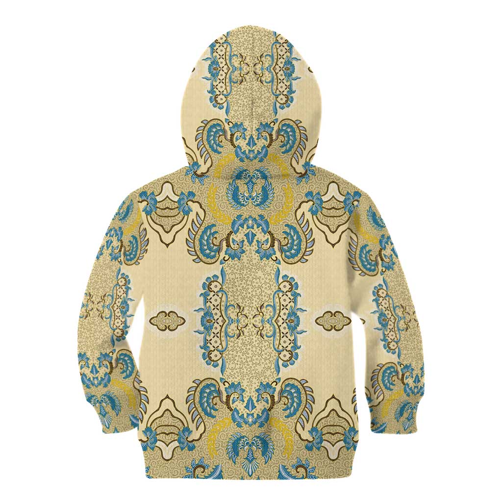Madiba Nelson Mandela Kid Hoodie Indonesia Batik Yellow Bule - Wonder Print Shop