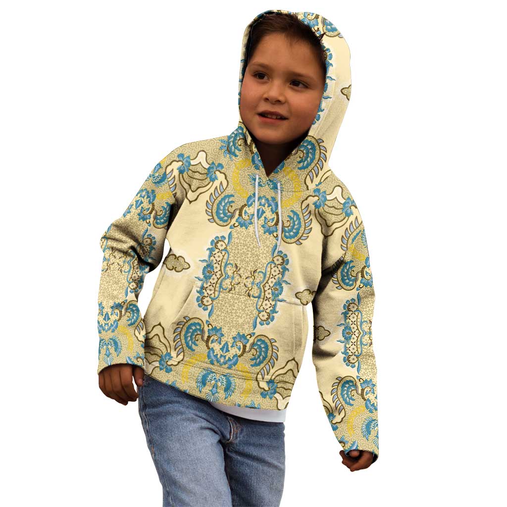 Madiba Nelson Mandela Kid Hoodie Indonesia Batik Yellow Bule - Wonder Print Shop