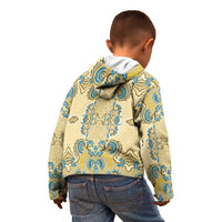 Madiba Nelson Mandela Kid Hoodie Indonesia Batik Yellow Bule - Wonder Print Shop