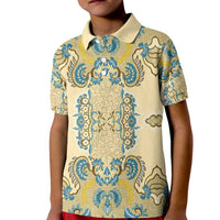 Madiba Nelson Mandela Kid Polo Shirt Indonesia Batik Yellow Bule - Wonder Print Shop
