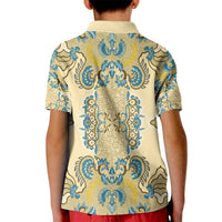 Madiba Nelson Mandela Kid Polo Shirt Indonesia Batik Yellow Bule - Wonder Print Shop