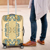 Madiba Nelson Mandela Luggage Cover Indonesia Batik Yellow Bule - Wonder Print Shop