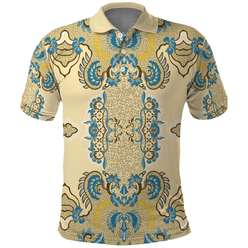 Madiba Nelson Mandela Polo Shirt Indonesia Batik Yellow Bule - Wonder Print Shop