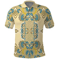 Madiba Nelson Mandela Polo Shirt Indonesia Batik Yellow Bule - Wonder Print Shop