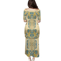 Madiba Nelson Mandela Puletasi Indonesia Batik Yellow Bule - Wonder Print Shop