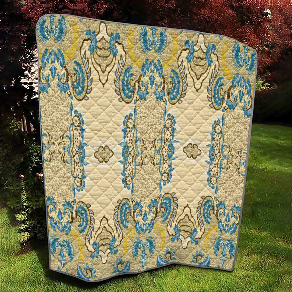 Madiba Nelson Mandela Quilt Indonesia Batik Yellow Bule - Wonder Print Shop