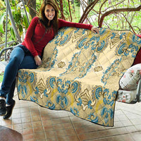 Madiba Nelson Mandela Quilt Indonesia Batik Yellow Bule - Wonder Print Shop