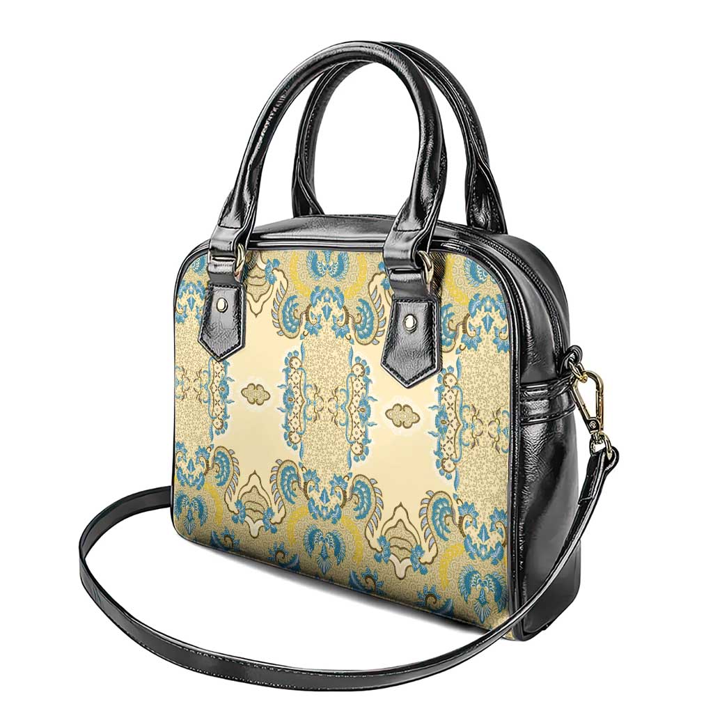 Madiba Nelson Mandela Shoulder Handbag Indonesia Batik Yellow Bule - Wonder Print Shop