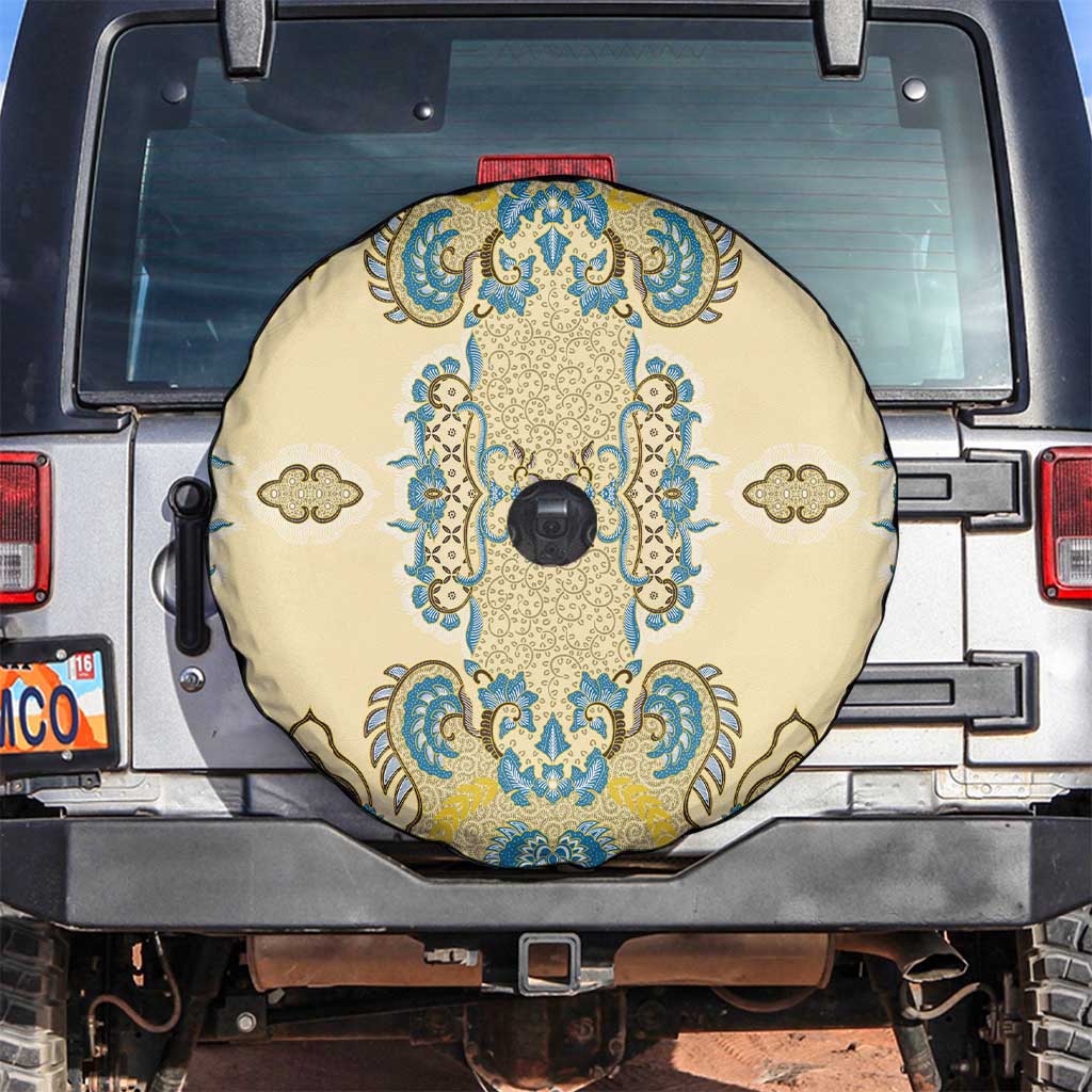 Madiba Nelson Mandela Spare Tire Cover Indonesia Batik Yellow Bule - Wonder Print Shop