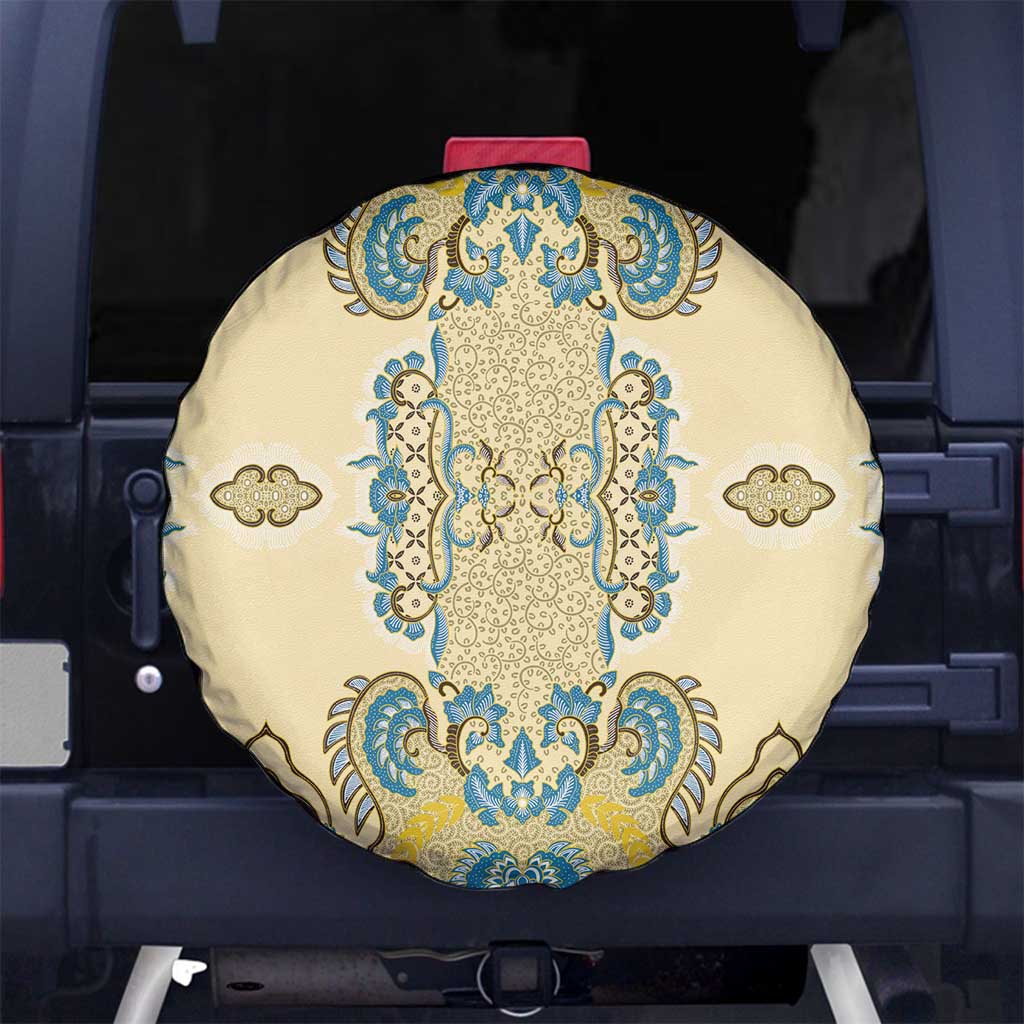 Madiba Nelson Mandela Spare Tire Cover Indonesia Batik Yellow Bule - Wonder Print Shop