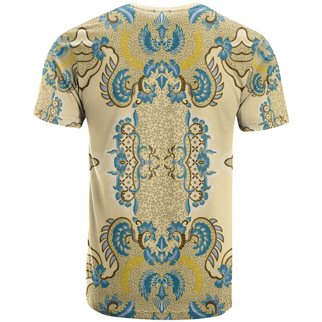 Madiba Nelson Mandela T Shirt Indonesia Batik Yellow Bule - Wonder Print Shop