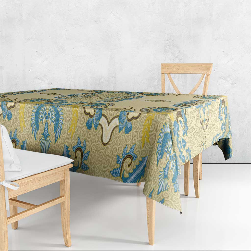 Madiba Nelson Mandela Tablecloth Indonesia Batik Yellow Bule - Wonder Print Shop