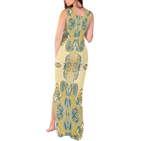 Madiba Nelson Mandela Tank Maxi Dress Indonesia Batik Yellow Bule - Wonder Print Shop