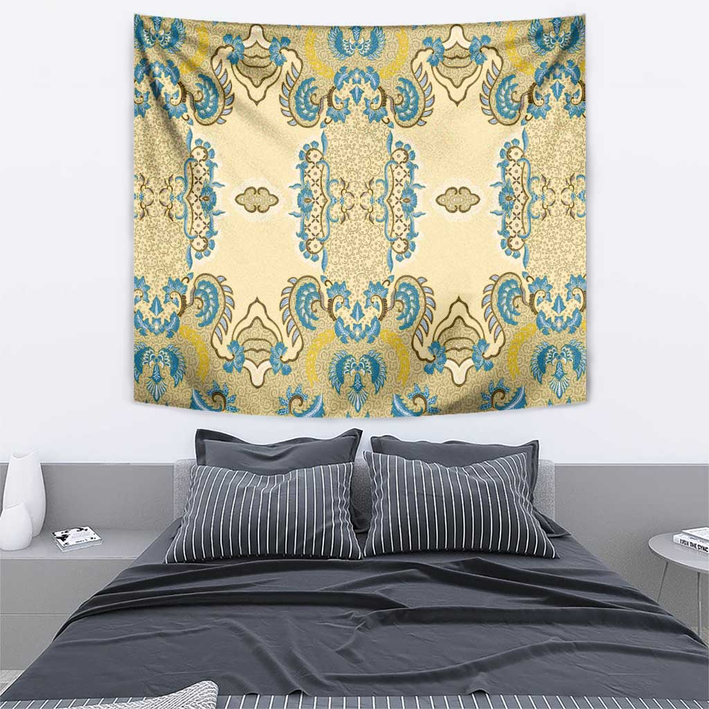 Madiba Nelson Mandela Tapestry Indonesia Batik Yellow Bule - Wonder Print Shop