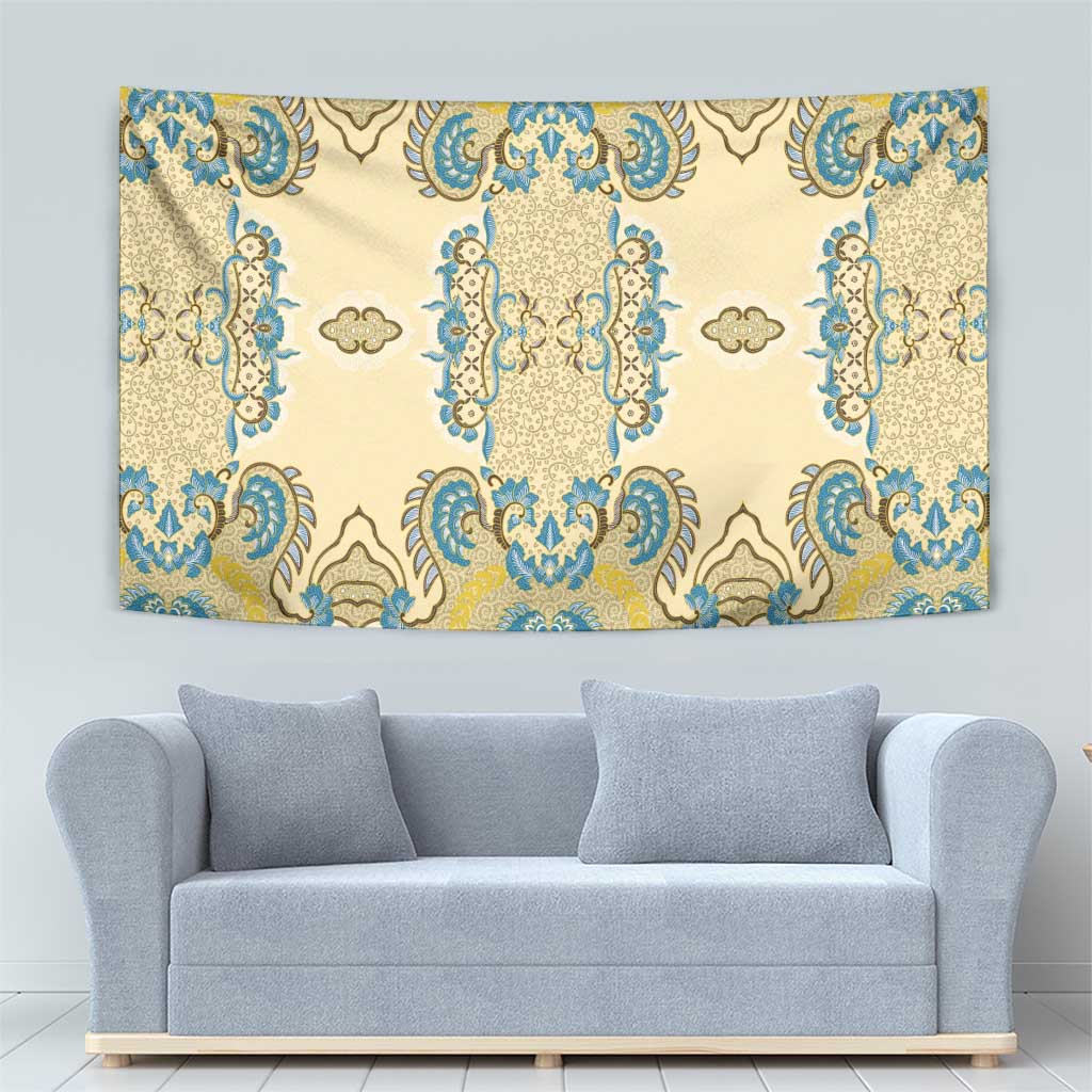 Madiba Nelson Mandela Tapestry Indonesia Batik Yellow Bule - Wonder Print Shop