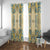 Madiba Nelson Mandela Window Curtain Indonesia Batik Yellow Bule - Wonder Print Shop