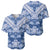 Indonesia Javanese Batik Baseball Jersey Nelson Mandela Madiba Blue - Wonder Print Shop