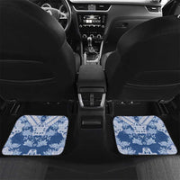 Indonesia Javanese Batik Car Mats Nelson Mandela Madiba Blue - Wonder Print Shop