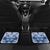 Indonesia Javanese Batik Car Mats Nelson Mandela Madiba Blue - Wonder Print Shop