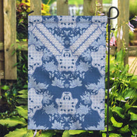 Indonesia Javanese Batik Garden Flag Nelson Mandela Madiba Blue - Wonder Print Shop