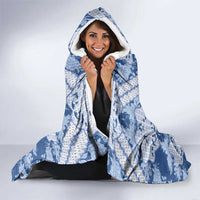 Indonesia Javanese Batik Hooded Blanket Nelson Mandela Madiba Blue - Wonder Print Shop