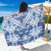 Indonesia Javanese Batik Sarong Nelson Mandela Madiba Blue - Wonder Print Shop