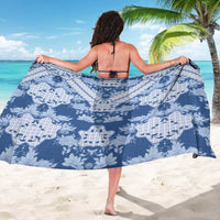 Indonesia Javanese Batik Sarong Nelson Mandela Madiba Blue - Wonder Print Shop