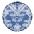Indonesia Javanese Batik Spare Tire Cover Nelson Mandela Madiba Blue - Wonder Print Shop